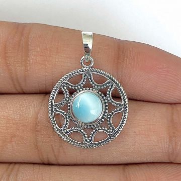 Pandantiv larimar argint | Ocean