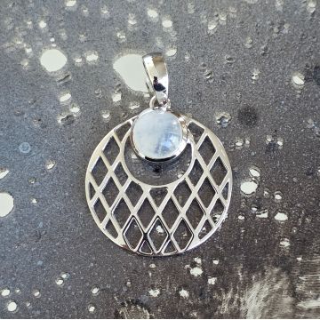 Pandantiv piatra lunii argint | Glow