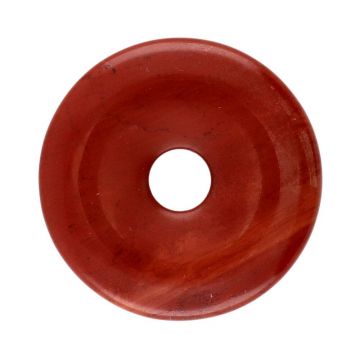 Pandantiv piatra pi donut jasp rosu L