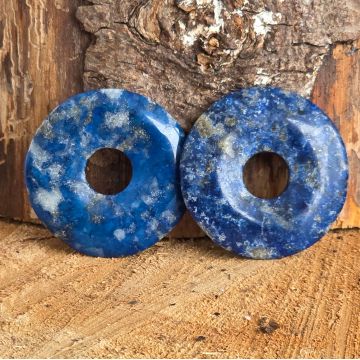 Pandantiv piatra pi donut lapis lazuli | Model 2