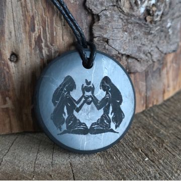 Pandantiv shungit zodia Gemeni