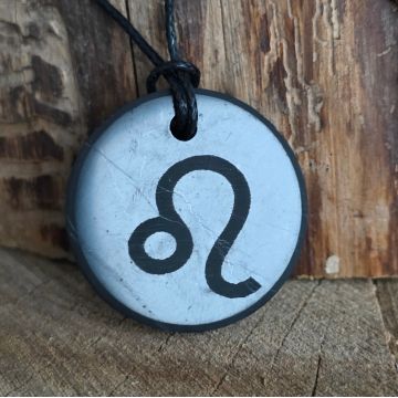 Pandantiv shungit zodia Leu