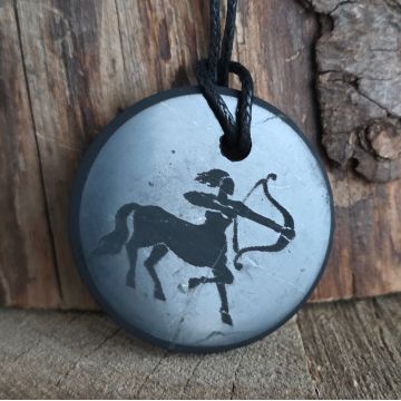 Pandantiv shungit zodia Sagetator