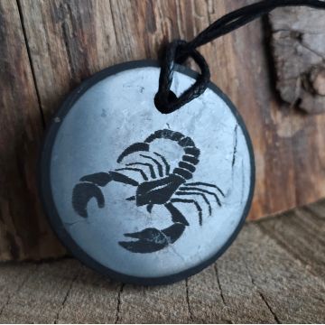 Pandantiv shungit zodia Scorpion