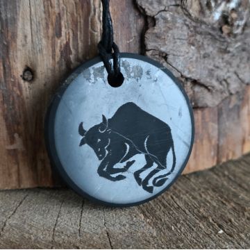 Pandantiv shungit zodia Taur