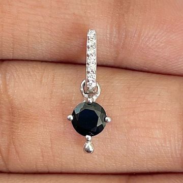 Pandantiv turmalină neagră argint | Round