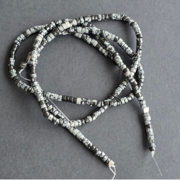 Sirag margele pietre semipretioase discuri OBSIDIAN ZAPADA