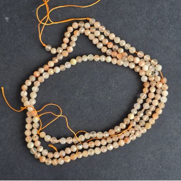 Sirag margele pietre semipretioase fatetate PIATRA SOARELUI | Model 2