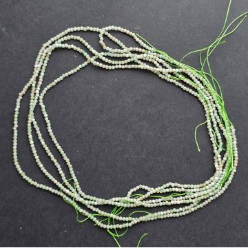 Sirag margele pietre semipretioase sfere fatetate CRISOPRAZ - model 2