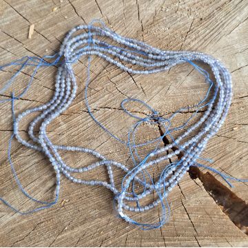 Sirag margele pietre semipretioase sfere fatetate IOLIT | Model 2