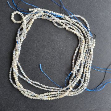 Sirag margele pietre semipretioase sfere fatetate LABRADORIT