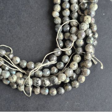 Sirag margele pietre semipretioase sfere fatetate LARVIKIT