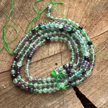 Sirag margele pietre semipretioase sfere FLUORIT