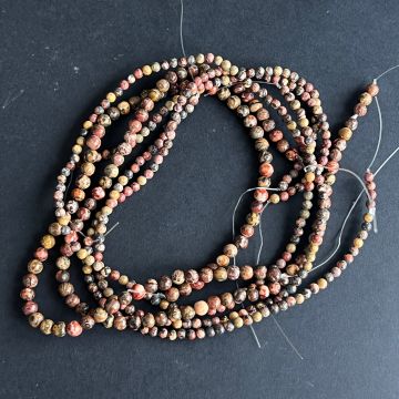 Sirag margele pietre semipretioase sfere JASP LEOPARD