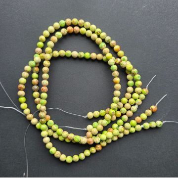 Sirag margele pietre semipretioase sfere REGALIT VERDE