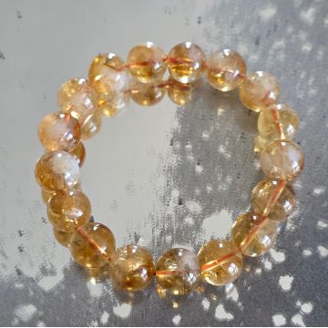 Bratara citrin Madeira 11-12 mm