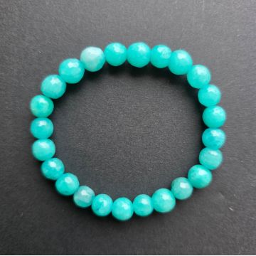Bratara copii fatetata jad verde-albastru