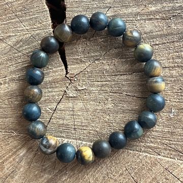 Bratara ochi de soim mat 8 mm