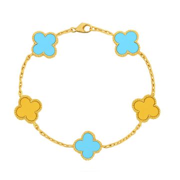 Bratara Van Luxy Blue Gold