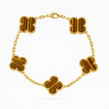 Bratara Van Luxy Brown Gold