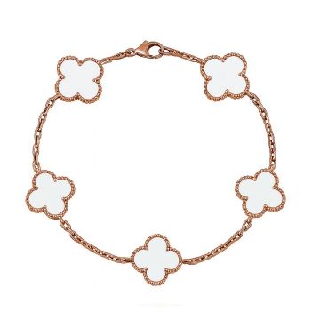 Bratara Van Luxy White Bronz