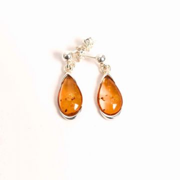 Cercei Argint 925 cu Chihlimbar - Eleganta si Protectie Naturala