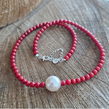 Colier coral Bloom #248