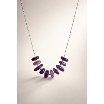 Colier din argint 925 cu ametist | Amethysta - Default Title