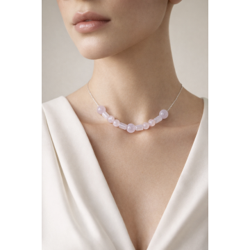 Colier din argint 925 cu cuarț | Eirene - Default Title