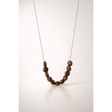 Colier din argint 925 cu jad | Lithos - Default Title