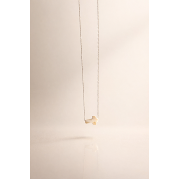 Colier din argint 925 cu sidef | Minima - Default Title