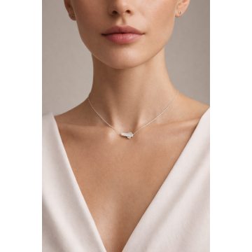 Colier din argint 925 cu sidef | Minima - Default Title
