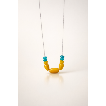 Colier din argint 925 cu turcoaz | Solare - Default Title