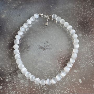 Colier selenit Purity # 268