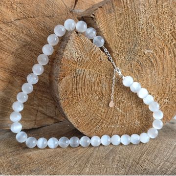 Colier selenit Purity # 268