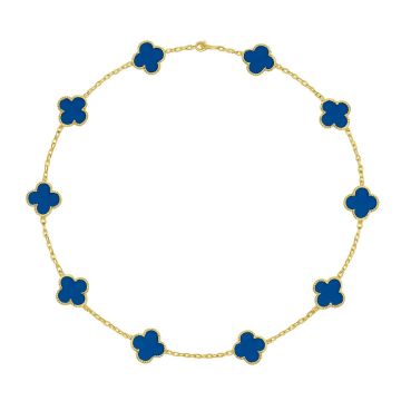 Colier Van Luxy Blue Gold