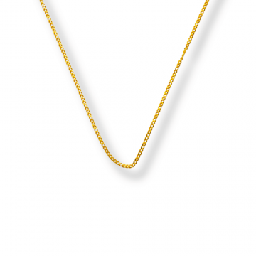 Lant Argint 925 Placat cu Aur 18K ,   Eleganta Delicata si Versatilitate Zilnica