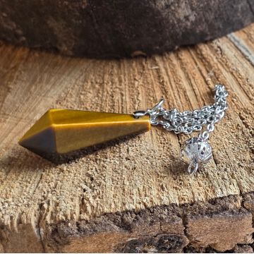 Pendul ochi de tigru 1.2 x 3.5 cm