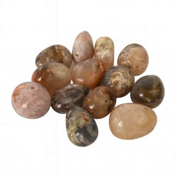 Piatra Naturala Plume Agate din Indonezia ,   Claritate, Echilibru si Armonie Interioara