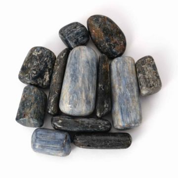 Piatra rulata de Kianit Albastru (Cianit) ,  Claritate, liniste si a intuitie profunda