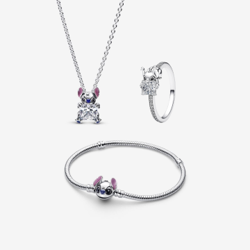 Set bijuterii Inel,Bratara si Colier Stitch - 48 - 16 CM