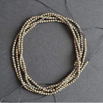 Sirag margele pietre semipretioase sfere fatetate PIRITA