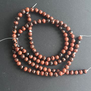 Sirag margele pietre semipretioase sfere OBSIDIAN MAHON