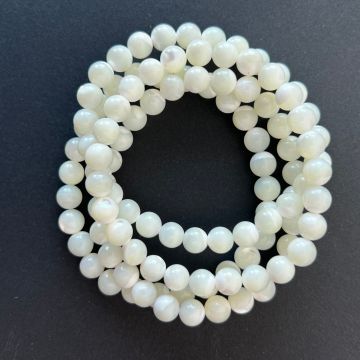 Brățară din sidef 6-7 mm