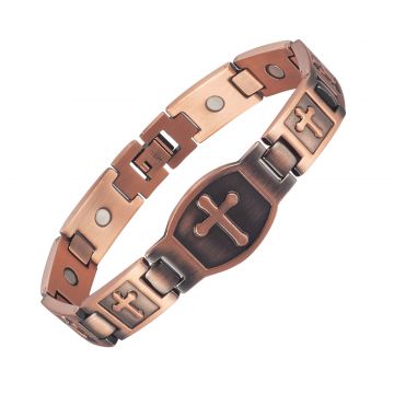 Brățară magnetică terapeutică din cupru pur 99,99% | model vs21 Brățară magnetică terapeutică din cupru pur 99,99% | model vs21