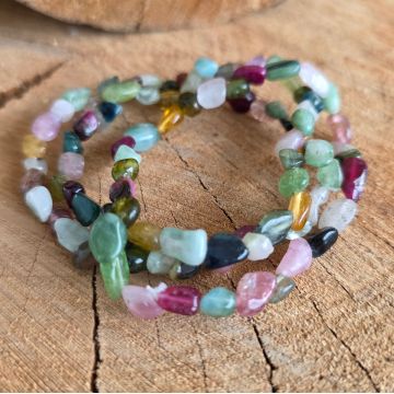 Brățară turmalina mix Tumble