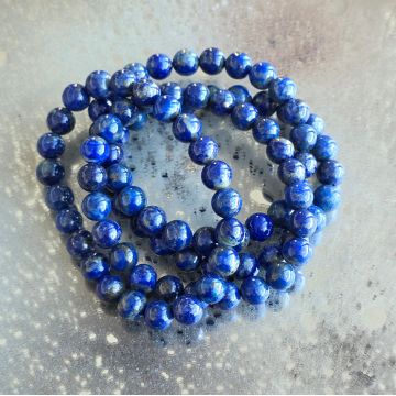 Bratara 8 mm lapis lazuli
