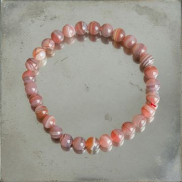 Bratara agat de Botswana 6 mm