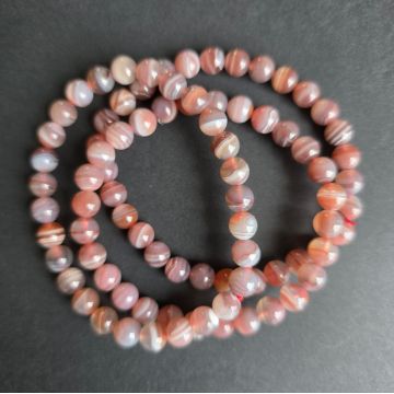 Bratara agat de Botswana 6 mm