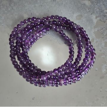 Bratara ametist 4-5 mm